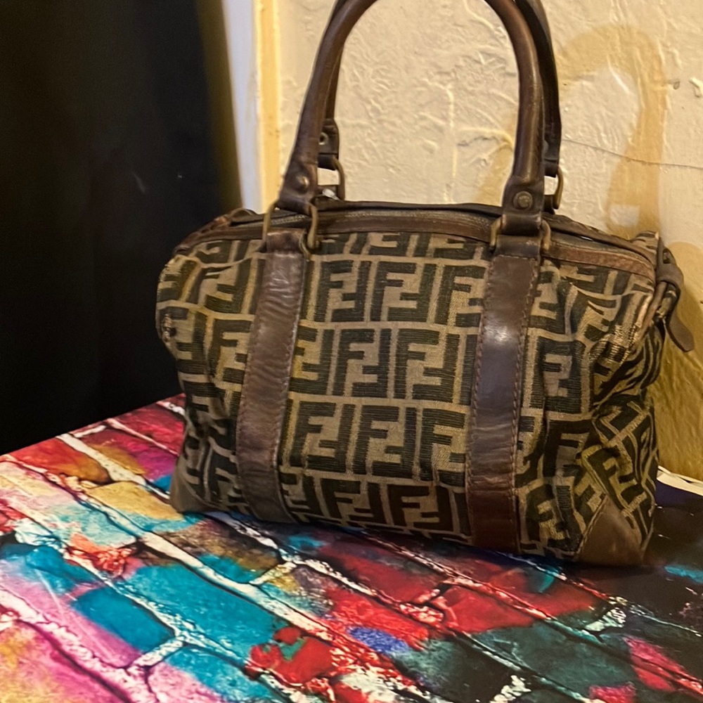 Fendi zucchini Barrel bag